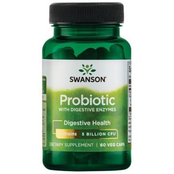 Swanson Probiotic with Digestive Enzymes Пробиотик с храносмилателни ензими х 60 капсули