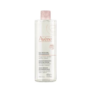 Avene Les Essentiels Мицеларна вода за почистване на грим 400 мл