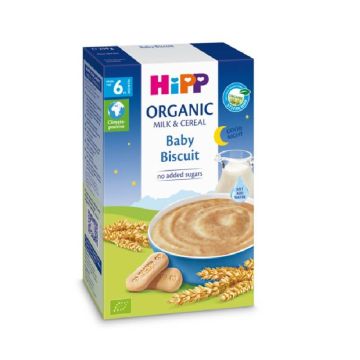 Hipp Био инстантна каша Лека нощ бисквити 6М+ 250 г