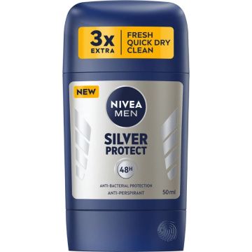 Nivea Men Silver Protect Дезодорант стик против изпотяване за мъже 50 мл