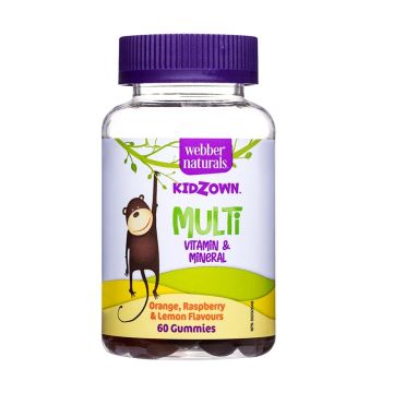 Webber Naturals Kidzown Gummies Пробиотик за деца х 50 желирани таблетки