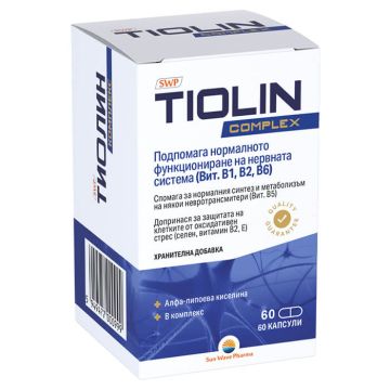 Tiolin Complex Тиолин Комплекс х 60 капсули Sun Wave Pharma