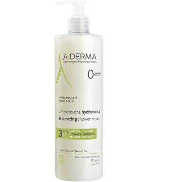 A-Derma The Essentials Хидратиращ защитен душ гел 750 мл