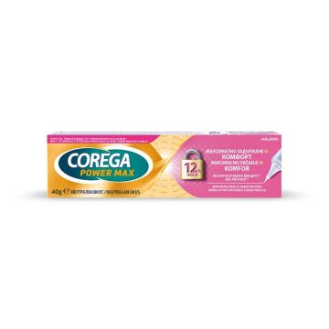 Corega Max Hold & Comfort Корега Фиксиращ крем за зъбни протези 40 гр