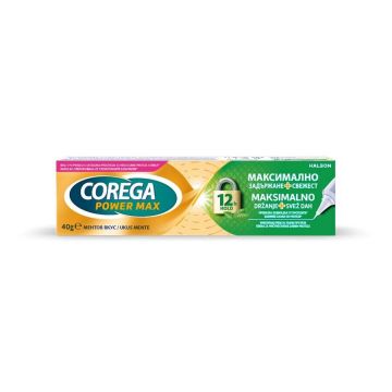 Corega Max Hold + Fresh Корега Фиксиращ крем за зъбни протези 40 гр