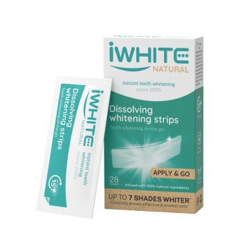 IWHITE Natural Whitening Разтварящи се избелващи ленти за зъби