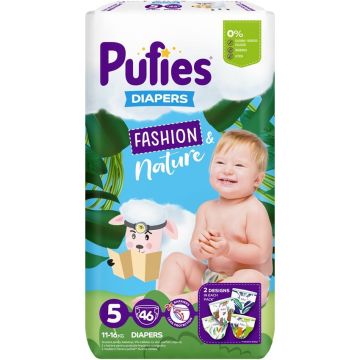 Пелени Pufies MP Sensitive 5 Junior 11-16 кг х 46 броя