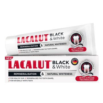 Lacalut Black & White Паста за зъби 75 мл
