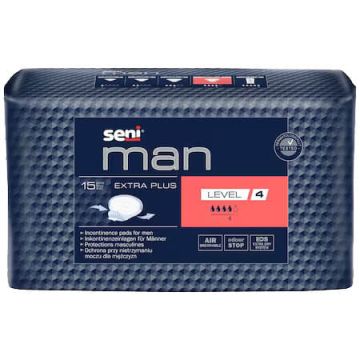 Seni Man Extra Plus Урологични подложки за мъже 3 капки х 15 бр