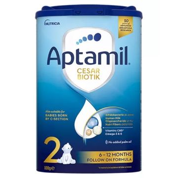 Aptamil Cesar Biotik 2 Преходно мляко за кърмачета 6-12M 800 г