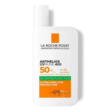La Roche-Posay Anthelios UVMune 400 Oil Control SPF50+ Слънцезащитен флуид за мазна кожа 50 мл