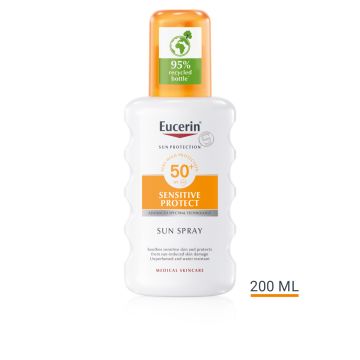 Eucerin Sun Sensitive Protect Слънцезащитен спрей за тяло SPF50+ 200 мл