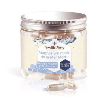 Magnesium Marin de la Mer Morte Морски магнезий от Мъртво море х 200 капсули Famille Mary