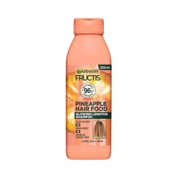 Garnier Fructis Pineapple Hair Food Шампоан за дълга коса без блясък с ананас 350 мл