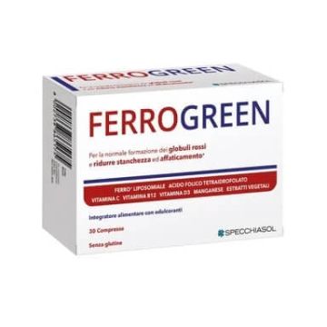 Ferrogreen при анемия, умора и отпадналост х 30 таблетки