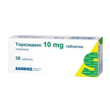 Торазидекс 10 мг х 30 таблетки Sandoz
