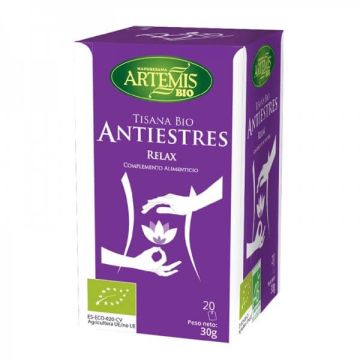 Antiestres Relax Успокоителен антистрес чай 30 гр х 20 филтърни пакетчета Artemis Bio
