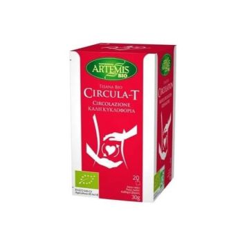Circula-T Чай за добро кръвообращение Био 30 гр х 20 филтърни пакетчета Artemis Bio