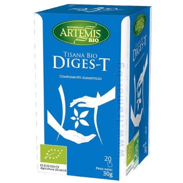 Diges-T Чай за добро храносмилане Био 30 гр х 20 филтърни пакетчета Artemis Bio