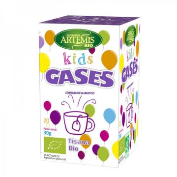 Kids Gases Био Чай за деца при газове и храносмилателни проблеми 30 гр х 20 филтърни пакетчета Artemis Bio
