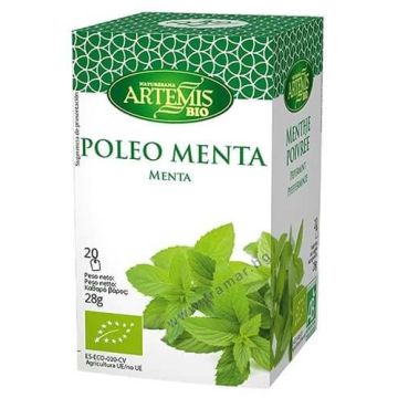 Poelo Menta Био Чай от Кралска мента 28 гр х 20 филтърни пакетчета Artemis Bio
