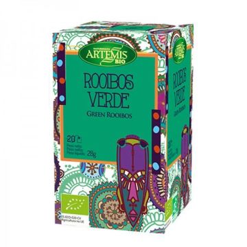 Rooibos Verde Чай зелен Ройбос Био 28 гр х 20 филтърни пакетчета Artemis Bio