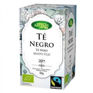Te Negro Черен чай Био 28 гр х 20 филтърни пакетчета Artemis Bio