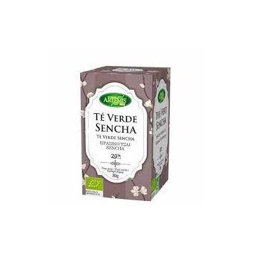 Te Verde Sencha Зелен чай Сенча Био 30 гр х 20 филтърни пакетчета Artemis Bio