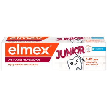 Elmex Anticaries Professional Junior Детска паста за зъби 6-12 г 75 мл