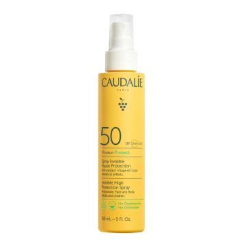 Caudalie Vinosun Protect Невидим слънцезащитен спрей за лице и тяло SPF50 150 мл
