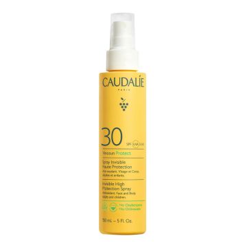 Caudalie Vinosun Protect Недвидим слънцезащитен спрей за лице и тяло SPF30 150 мл