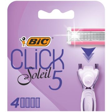 BIC Click Soleil 5 Резервни ножчета  за самобръсначка за жени х 4 бр