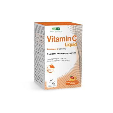 Витамин С 500 mg х 20 течни сашета Agetis