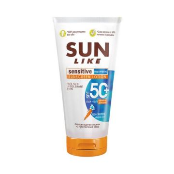 Sun Like Carotene Sensitive Слънцезащитен еко лосион за чувствителна кожа SPF50+ x125 мл