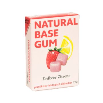 Natural Base Strawberry Lemon дъвки 22 гр