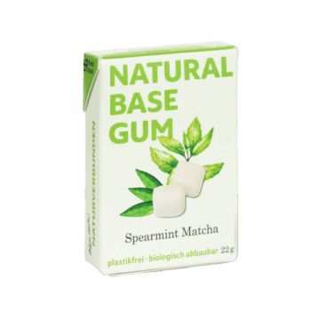 Natural Base Spearmint Matcha дъвки 22 гр 