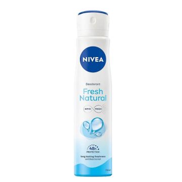 Nivea Fresh Natural Дезодорант спрей против изпотяване за жени 250 мл