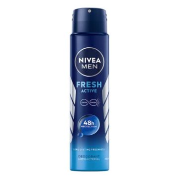 Nivea Men Fresh Active Дезодорант спрей против изпотяване за мъже 250 мл