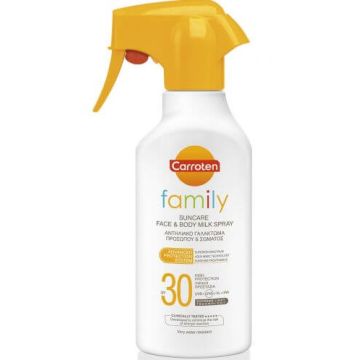Carroten Family Слънцезащитно мляко-спрей SPF30 270 мл