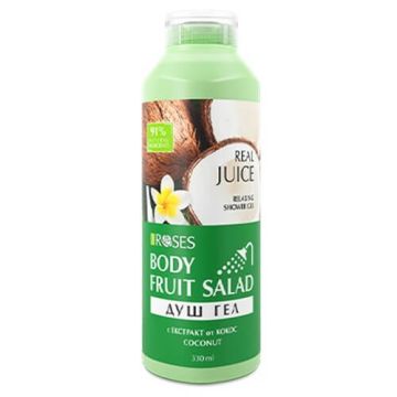 Agiva Fruit Salad Натурален душ гел за тяло с кокос 330 мл