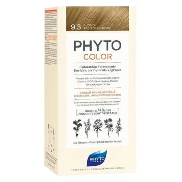 Phyto Phytocolor Безамонячна боя за коса 9.3 Светло Златисто Русо / Blond Tres Clair Dore