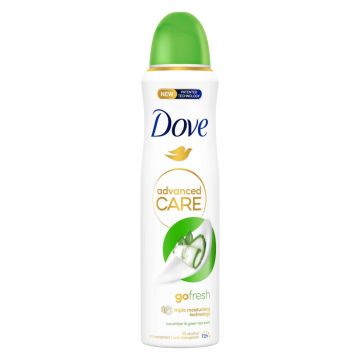 Dove Advanced Care Go Fresh Cucumber & Green Tea Дезодорант спрей против изпотяване за жени 150 мл