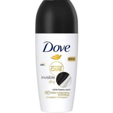 Dove Advanced Care Invisible Dry Дезодорант рол он против изпотяване за жени 50 мл