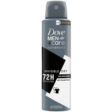Dove Men+Care Advanced Invisible Dry Дезодорант спрей против изпотяване за мъже 150 мл