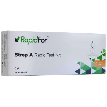RapidFor Strep A Бърз тест за стрептококи - скарлатина група A