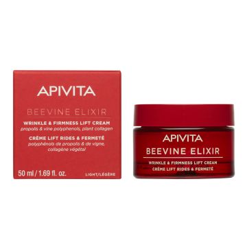 Apivita Beevine Elixir Коригиращ бръчките и стягащ дневен крем с лека текстура 50 мл