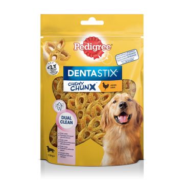 Pedigree Dentastix Chewy Chunx Dual Clean 68 гр Награда за кучета 15 кг+ 