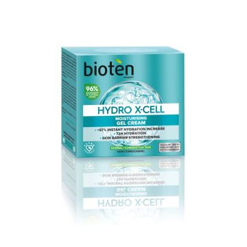 Bioten Hydro X-cell Moisturising Gel Cream Хидратиращ дневен крем за нормална и комбинирана кожа 50 мл