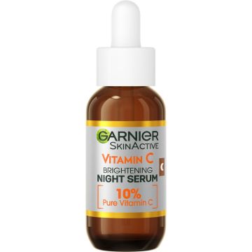 Garnier Skin Naturals Vitamin C Нощен серум за озаряване на лицето 30 мл