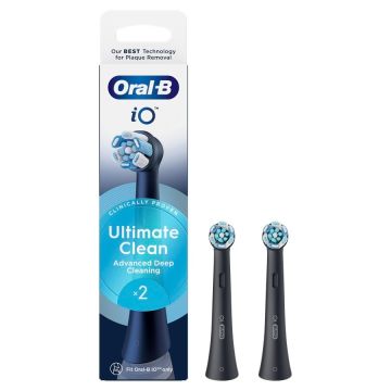 Oral - B iO Ultimate Clean Black Накрайник за електрическа четка х 2 бр